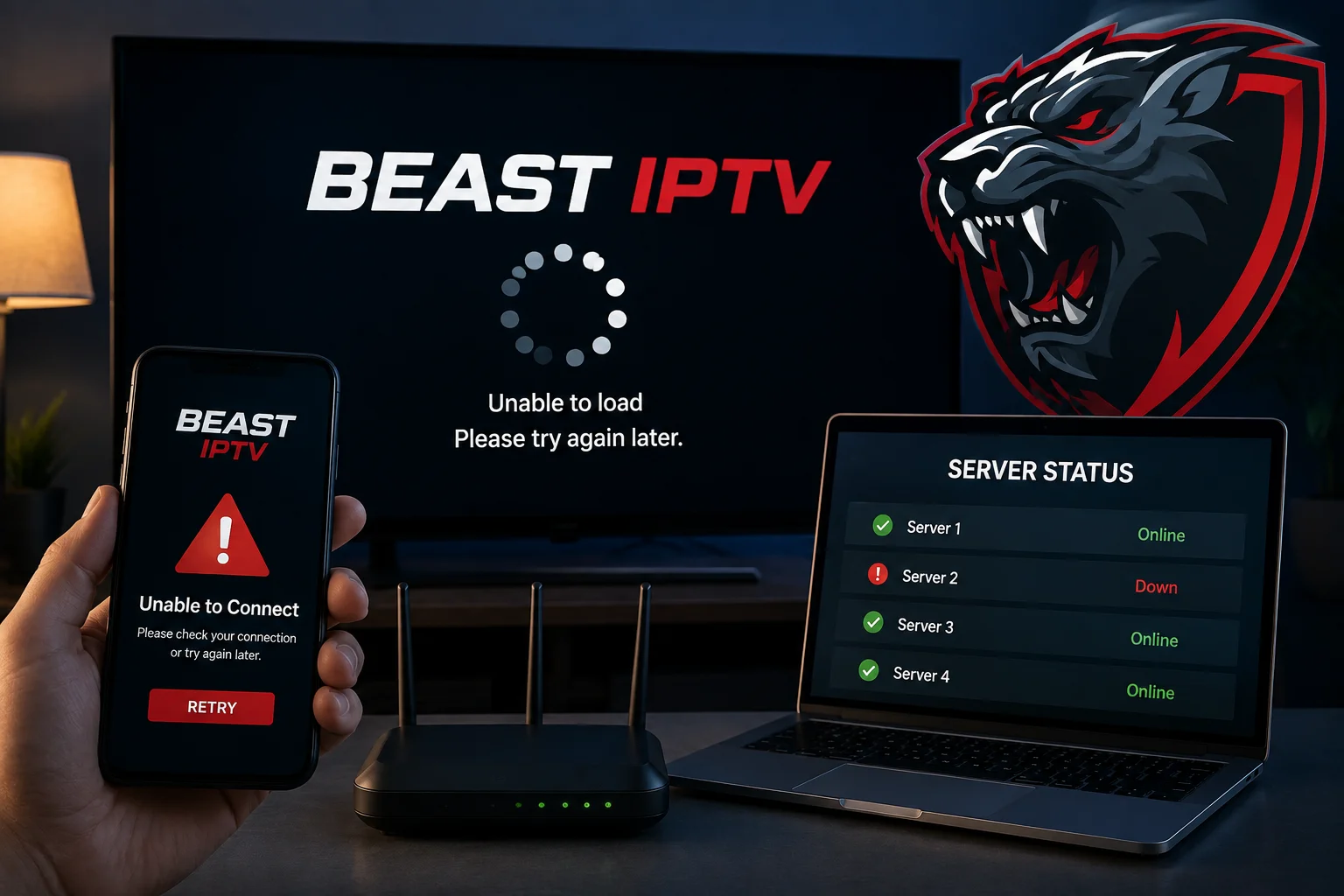 Is Beast IPTV Down? How to Check Server Status Is Beast IPTV Down? How to Check Server Status